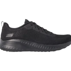 Baskets*Skechers BOBS Squad Chaos Sparkle Divi Black